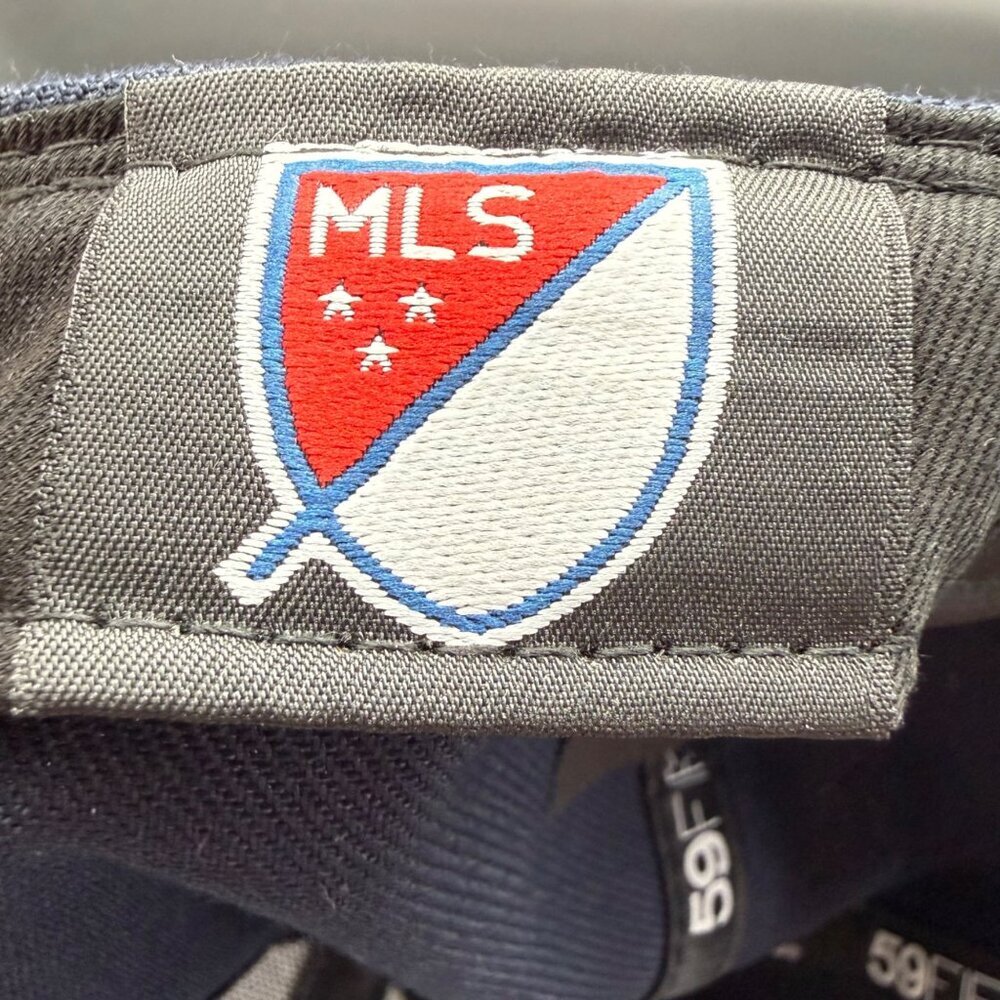 New Era Philadelphia Union Soccer Hat Cap Fitted 7 1/4 MLS 59 Fifty Blue - Picture 15 of 16